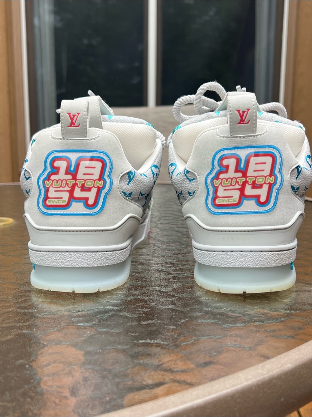 Louis Vuitton White Trainer Sneakers - Picture 8 of 12